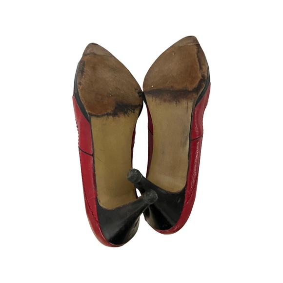 Rosina Ferragamo Schiavone Vintage 70s 80s Size 7 1/2 Heels Leather…Make Offer! - Picture 5 of 5